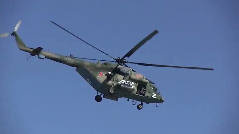 The Russian Defense Ministry has published footage of the work of the crews of Ka 52 attack helicopt