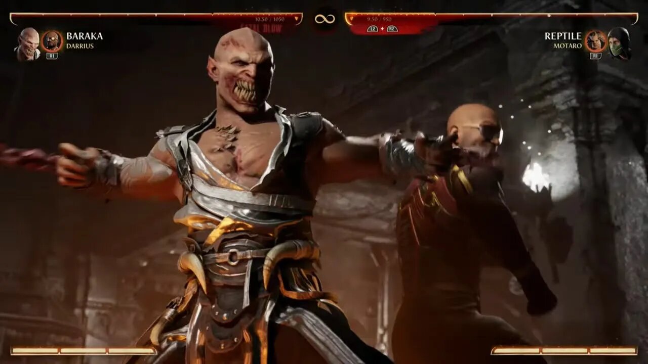 Mortal Kombat 1 2023 Baraka & Darrius Kameo Fatal Blow