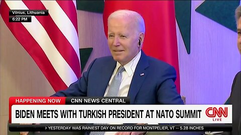 Biden Sits In Silence As Press Shouts Questions Following His Meeting With Turkey President Erdogan