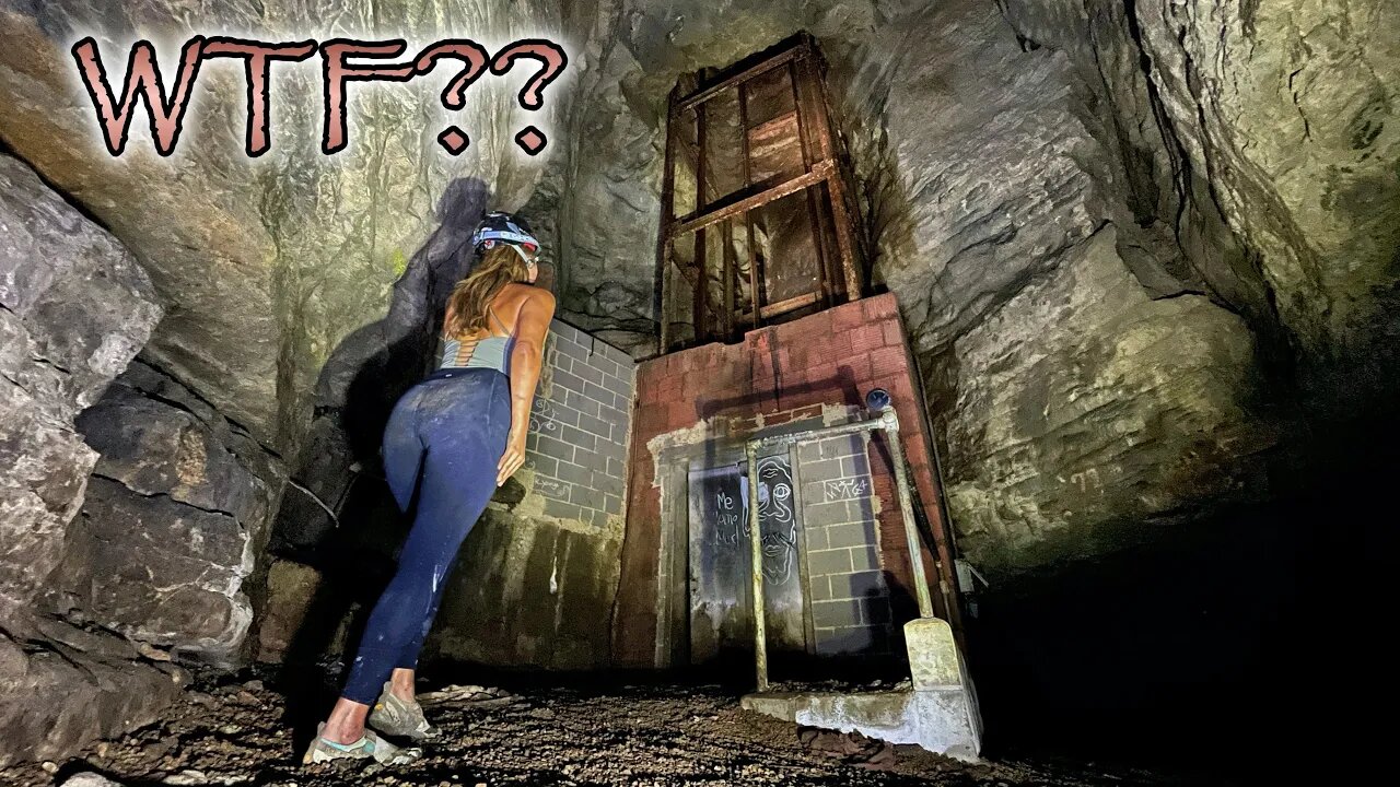 Secret Elevator Deep In a CAVE!
