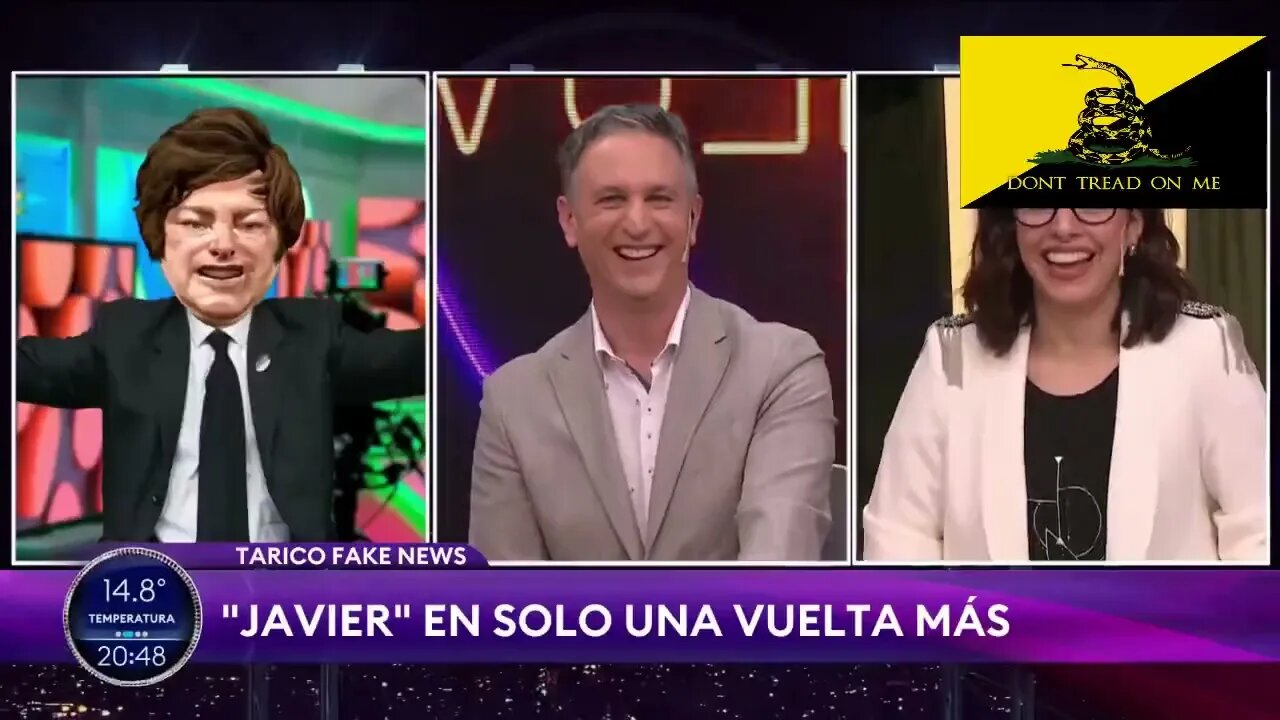 2022 08 29 Tarico fake news "Javier Milei" en solo una vuelta mas