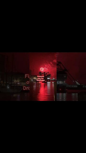 When it’s too late to cancel, fireworks in the rain! #fireworks #mystic #shorts