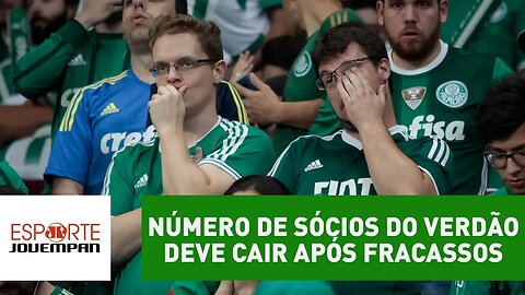 Número de sócios do Palmeiras deve CAIR após FRACASSOS!