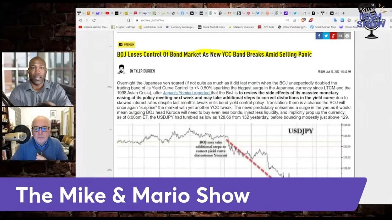 BOJ Bond Market Crisis Could Force Fed To Pivot | The Mike & Mario Show