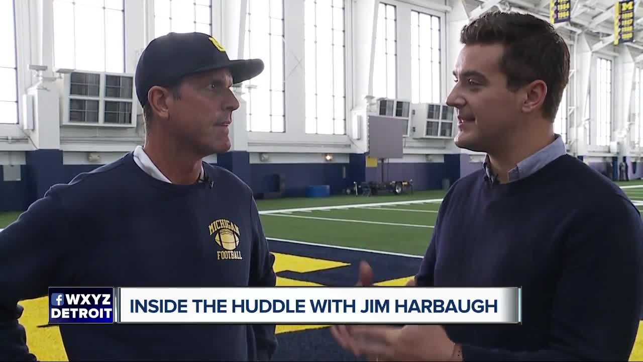 Inside the Huddle with Jim Harbaugh: Blame for Wisconsin loss "starts with being self-critical"