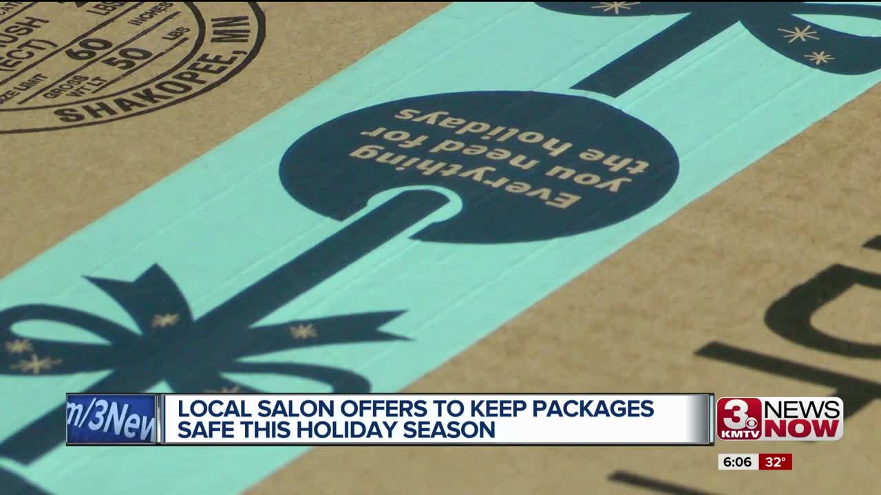 Moxie Salon and Spa receiving between 20 and 30 packages this holiday season for community members