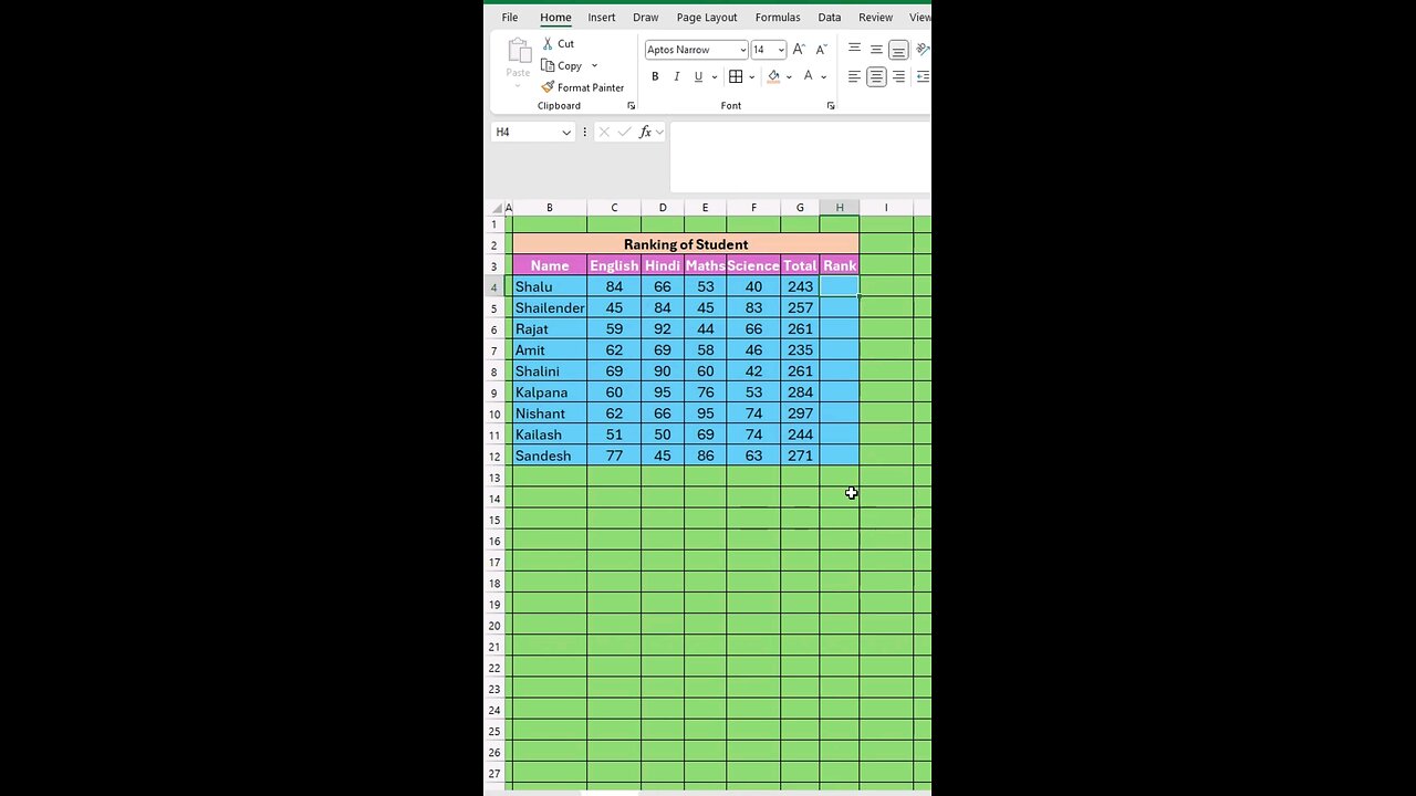 Excel RANK Formula Mastery! #ExcelGenius #ExcelTips #ExcelTutorial #MicrosoftExcel #ExcelShorts