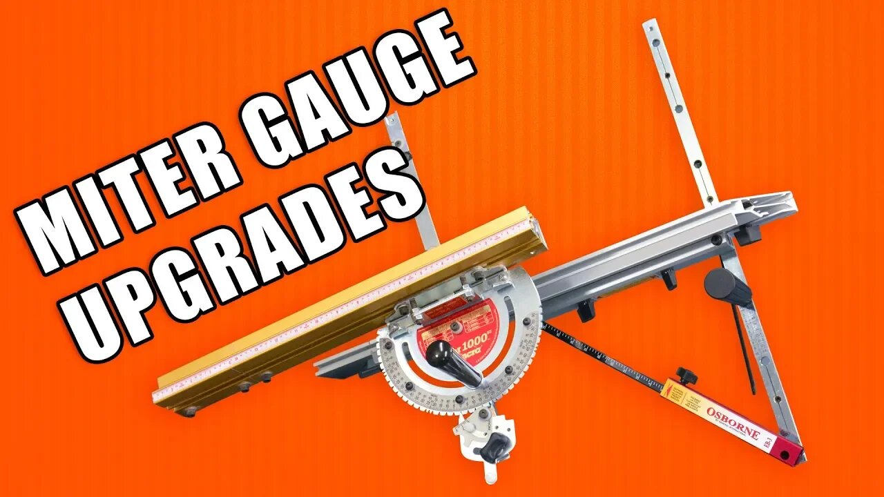 Miter Gauge Upgrade : Incra 1000SE vs. Osborne EB-3