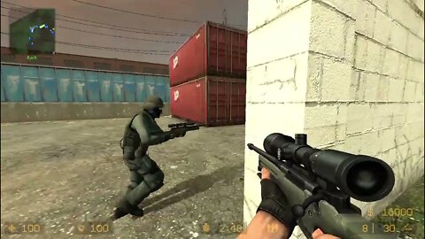 Counter Strike Source Compound #4 Only Sniper Rifles