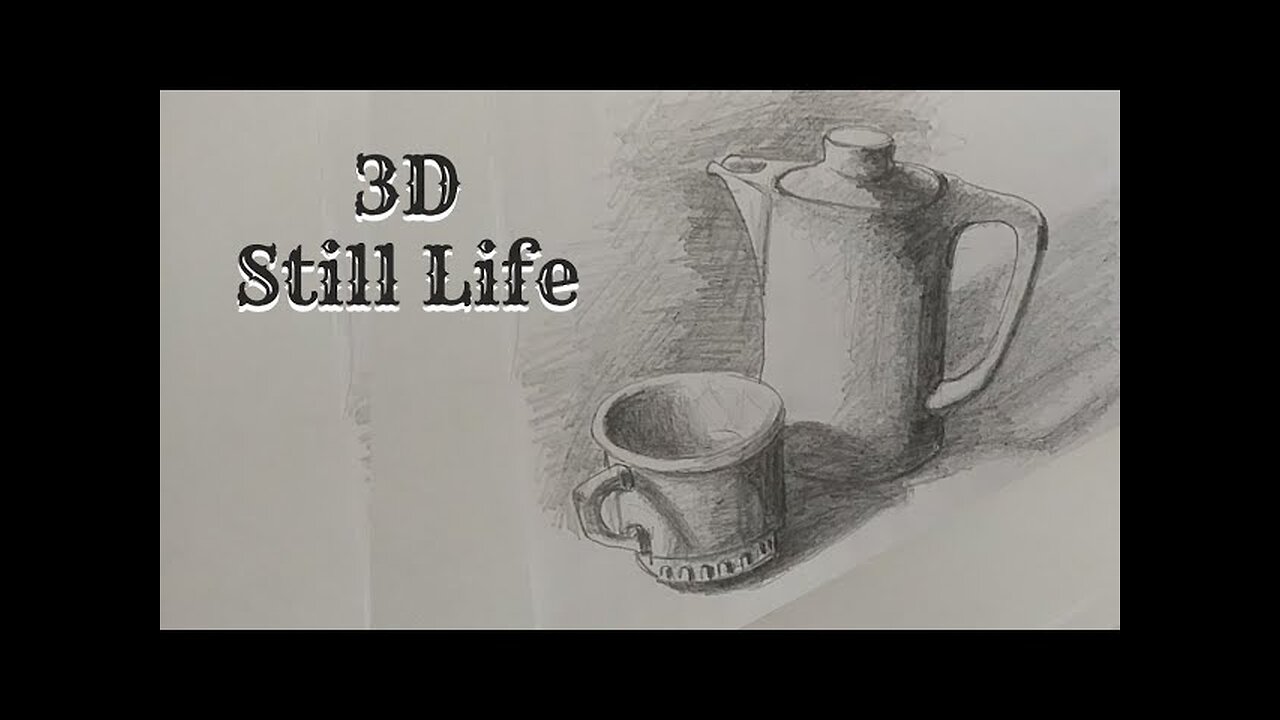 Still Life Pencil.Shading || Easy || tutorial || best for beginners