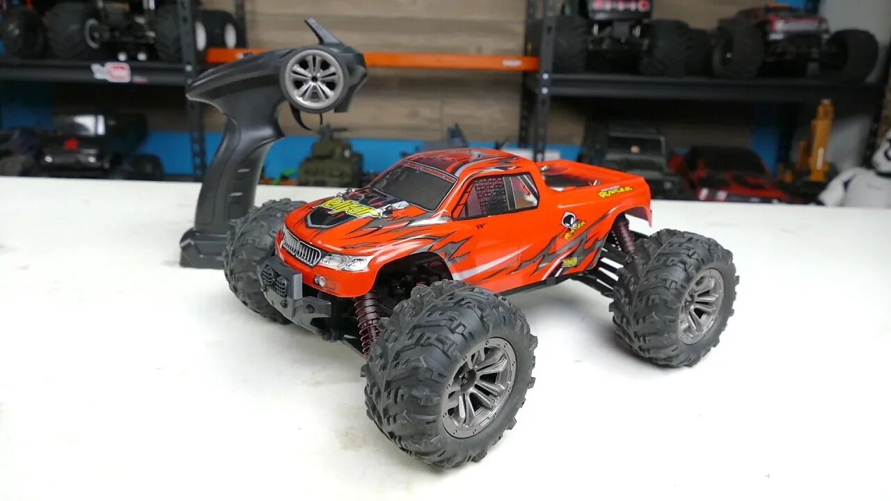 Helifar 9130 4WD 1/16 Scale RC Monster Truck Unboxing - Under $100