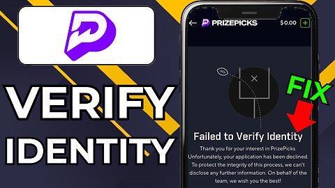 HOW TO VERIFY IDENTITY ON PRIZEPICKS