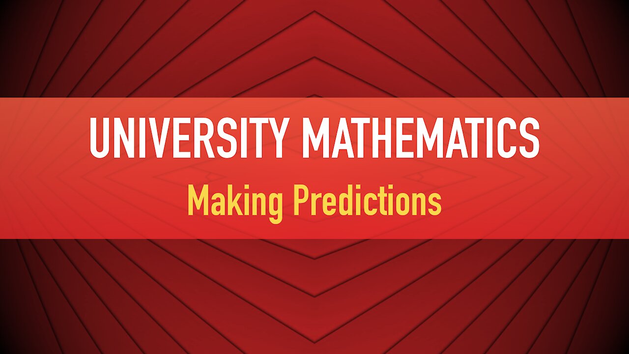 11-5 Making Predictions (Explained in spanish)