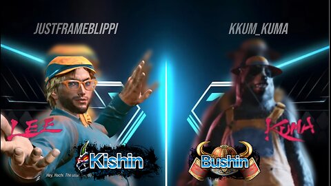 Tekken 8 Ranked - Road to Bushin - JustFrameBlippi (Lee - Kishin) vs KKUM_KUMA (Kuma - Bushin)