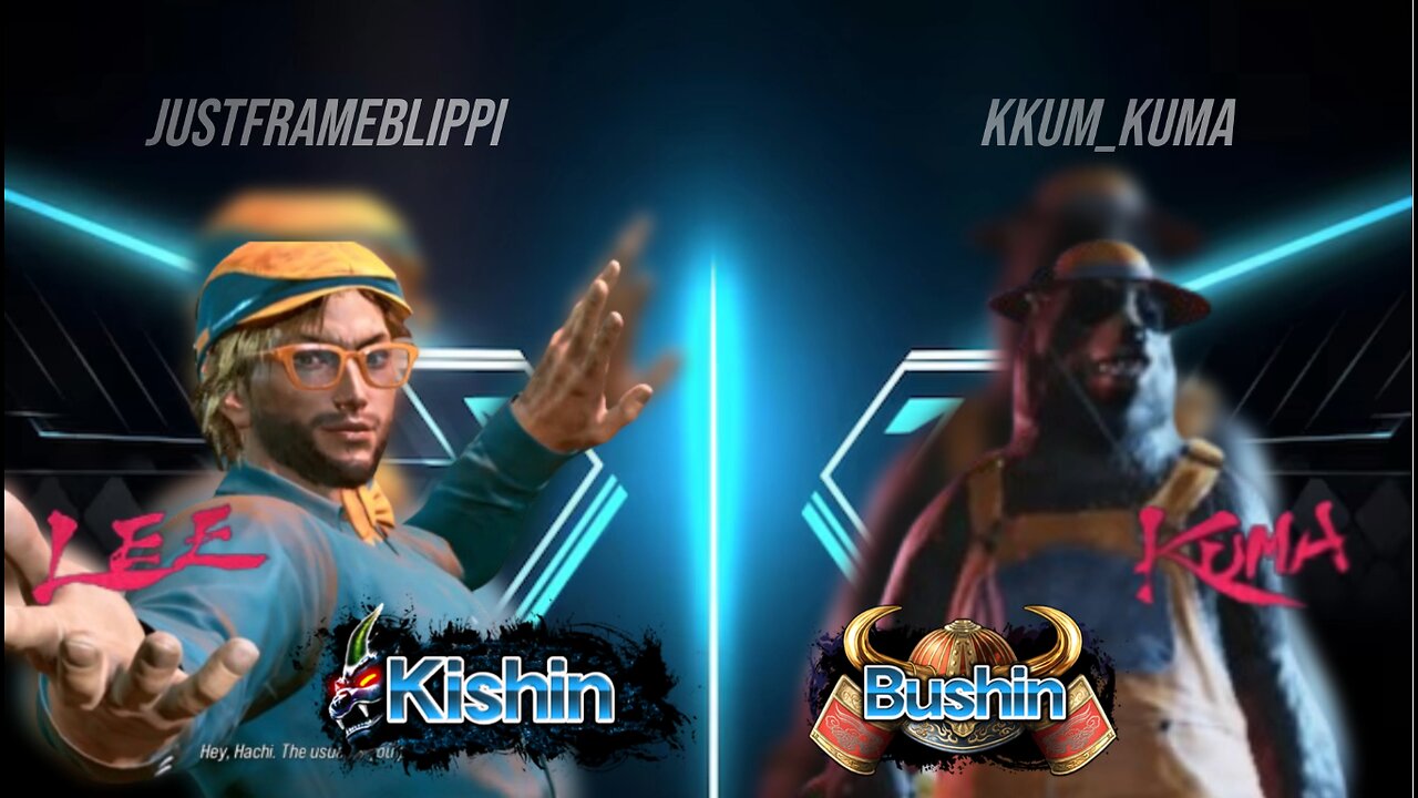 Tekken 8 Ranked - Road to Bushin - JustFrameBlippi (Lee - Kishin) vs KKUM_KUMA (Kuma - Bushin)