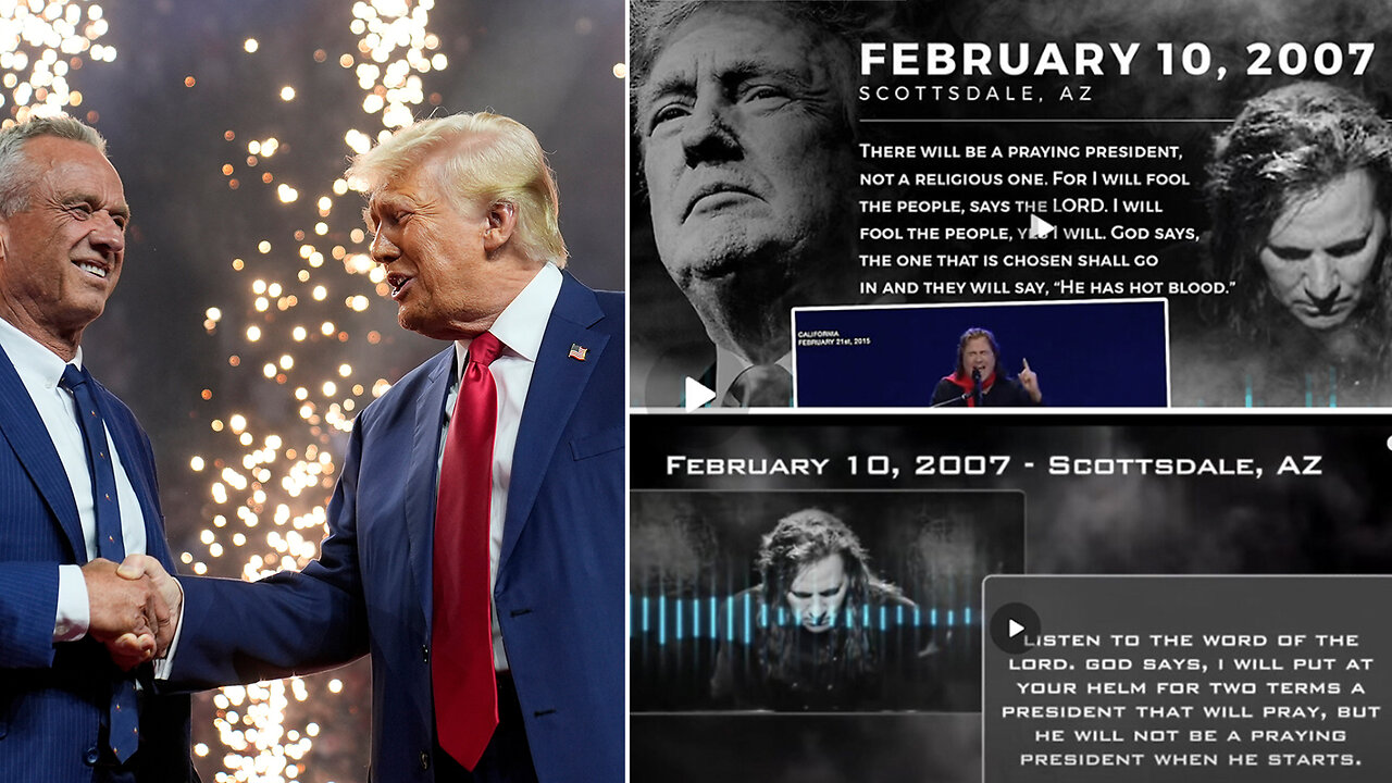 Trump Prophecies | Kim Clement's Daughter Kim's Trump Prophecies: "Trump Will Become a Trumpet, I Will Put At Your Helm for Two Terms, I Will Put Him In Office & Then I Will Baptize Him With the Holy Spirit & My Power." 2/10/20