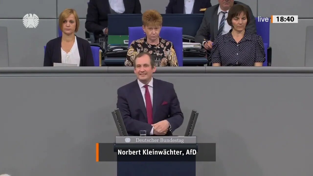 Norbert Kleinwächter | AfD | Er legt die Fakten auf den links/rot/schwarz/gelben Tisch