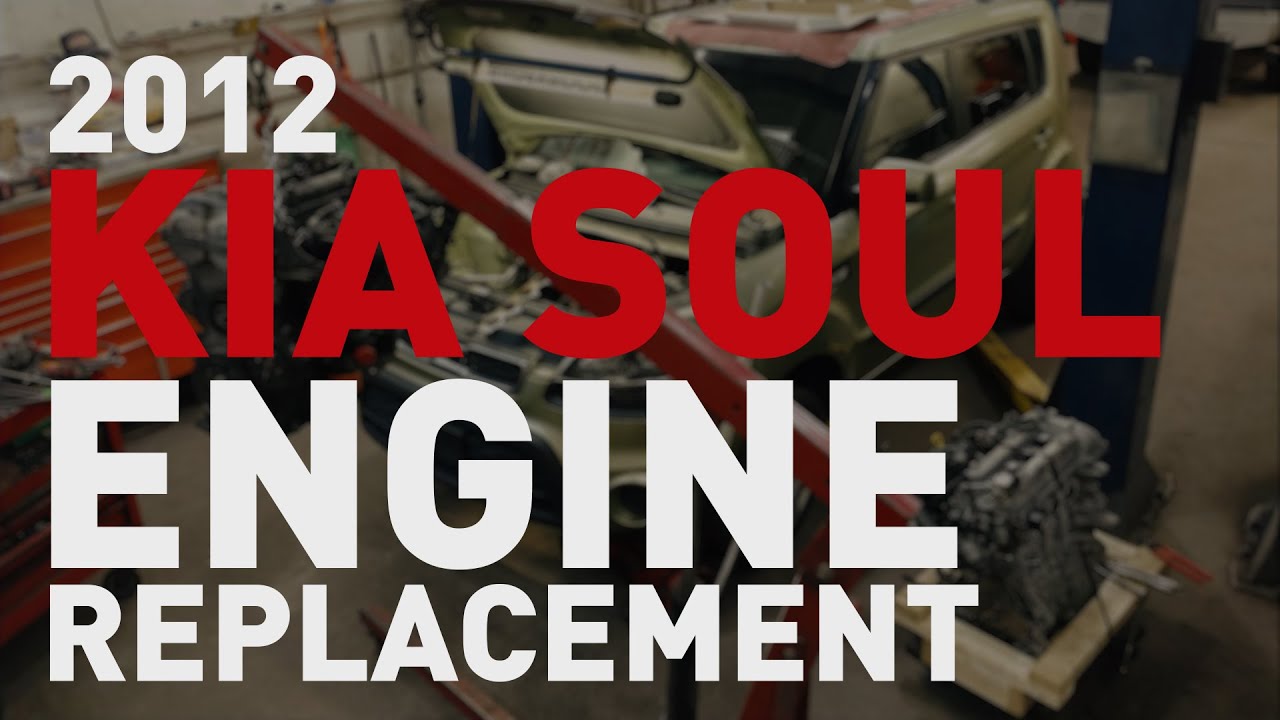 2012 Kia Soul 1.6L Engine Replacement In 4 Minutes