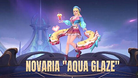 Novaria Starlight Skin "Aqua Glaze" - Mobile Legend