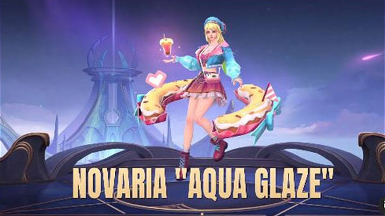 Novaria Starlight Skin "Aqua Glaze" - Mobile Legend