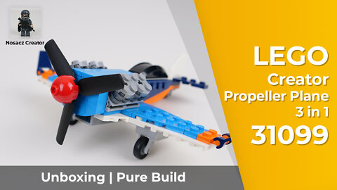 LEGO Creator | 31099 --- 3 in 1 --- Propeller Plane --- variant 1 --- unboxing and pure build