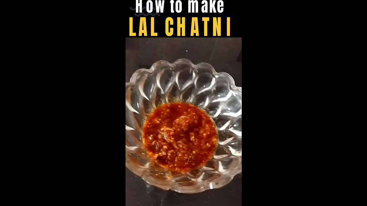 How to make Garlic Chutney with Red Chilies #garlicchutney