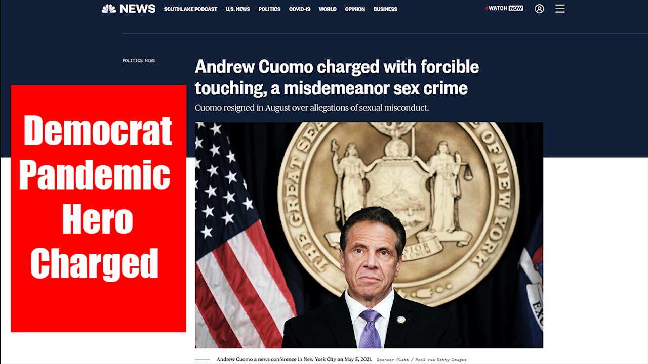 BREAKING Andrew Cuomo Charged With Misdemeanor #MeToo Crime