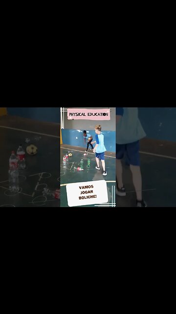 Vamos Jogar BOLICHE! educação física #shorts