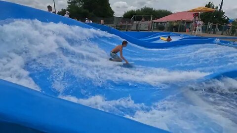 flowrider - Zach - 1 at Soak City, Kings Island