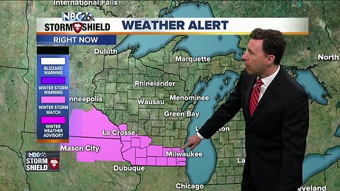 Michael Fish's NBC26 weather forecast