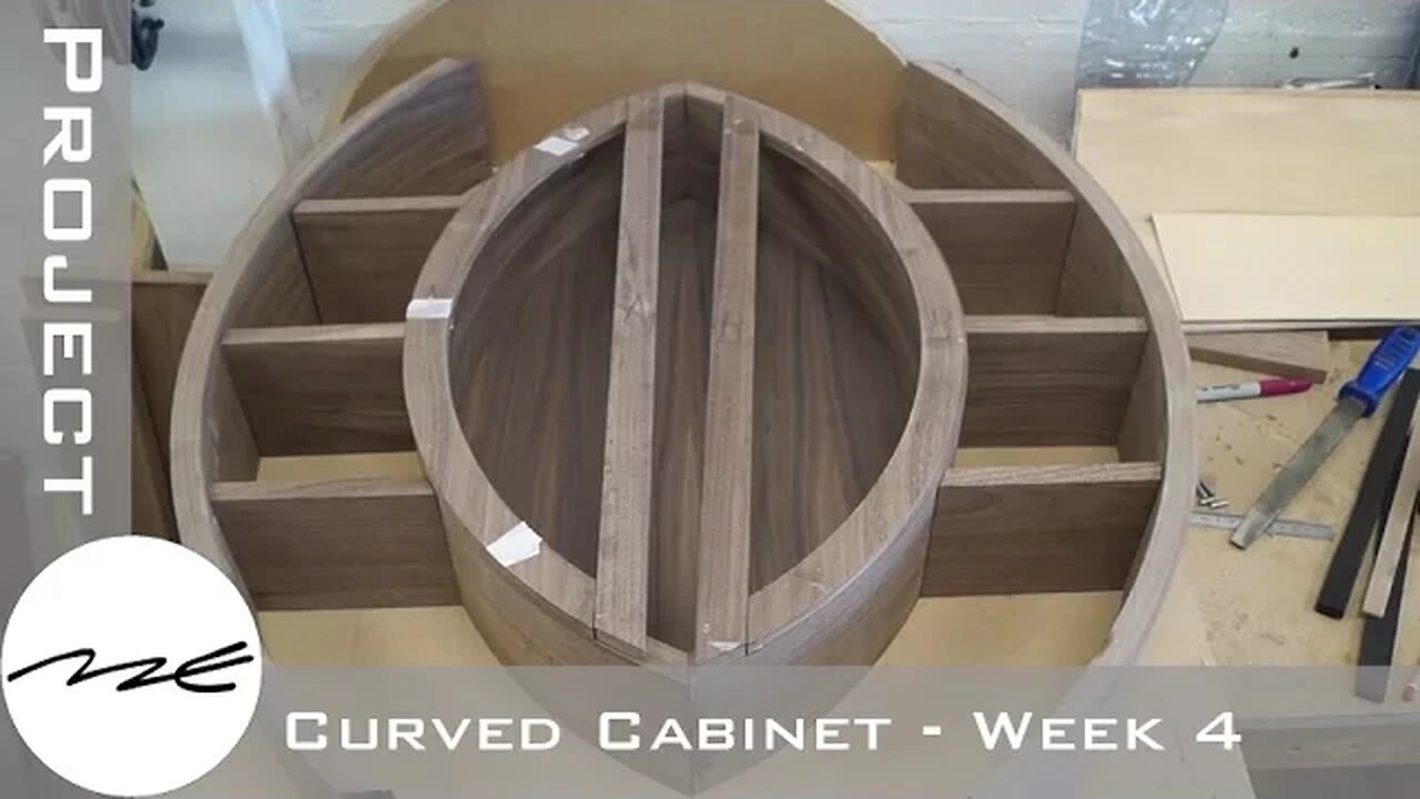 Assembling The Carcass - The Curved Cabinet - Week 4