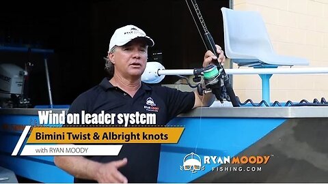 Quickly tie a wind on leader system without needing three hands!