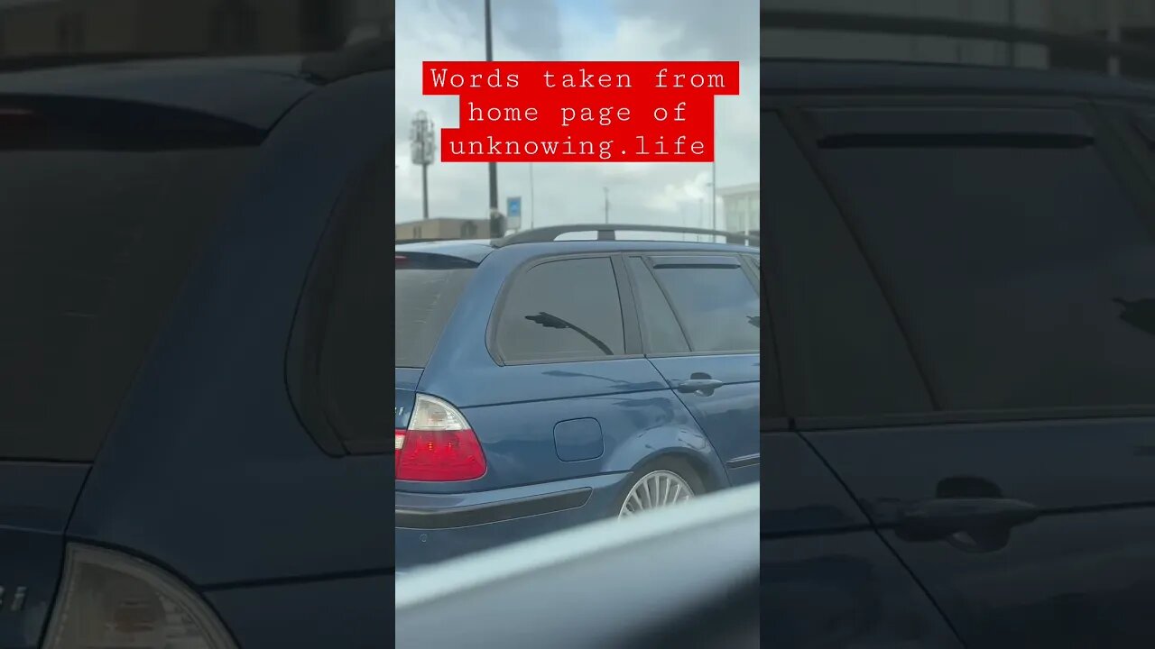 Used An AI to put a voice over to some words from the homepage of you www.unknowing.life
