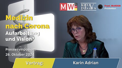 🔵⚡️Vortrag: Karin Adrian auf dem Pressesymposium MWGFD am 26.10.2024