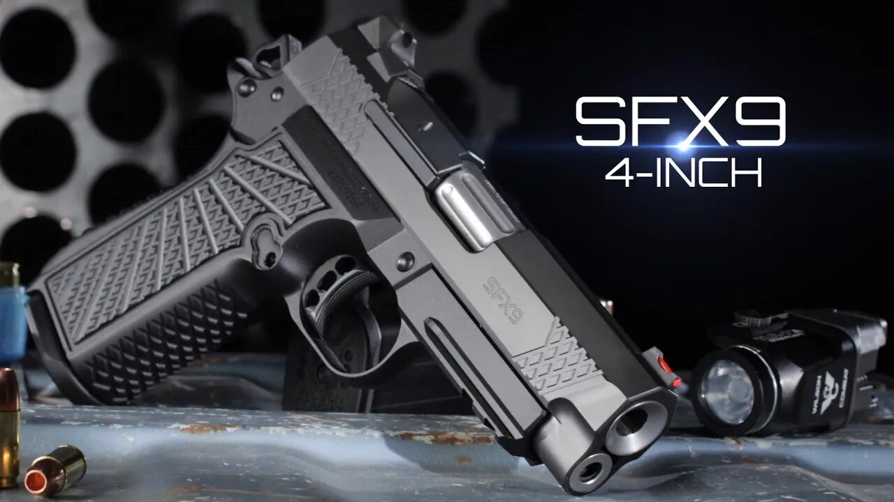 The SFX9 4-inch HC Solid Frame X-TAC 15-Round 9mm by Wilson Combat