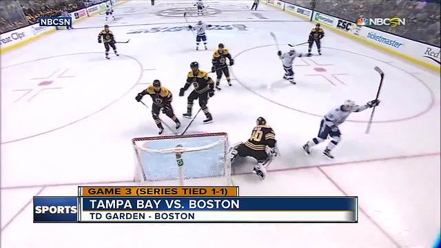 Tampa Bay Lightning strike quickly in Game 3, beat Boston Bruins 4-1, lead playoff series 2-1