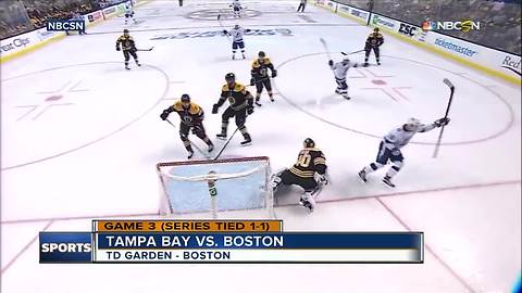 Tampa Bay Lightning strike quickly in Game 3, beat Boston Bruins 4-1, lead playoff series 2-1