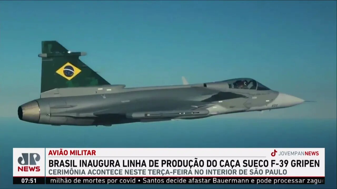 Múcio quer negociar venda de cargueiro KC-390 à Suécia como parte de acordo adicional por caças