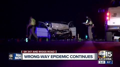 Maricopa mother killed in wrong-way crash