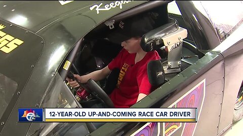 12-year-old Macomb County race car driver hitting speeds up to 80 mph