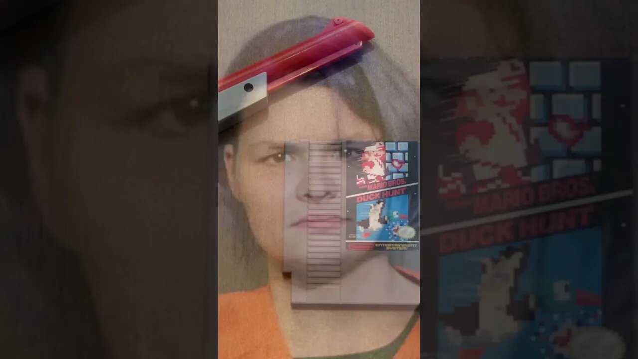 Blue haired man robbed store with Nintendo Duck Hunt Pistol 🦆 #shorts