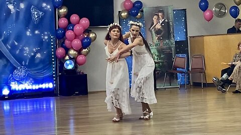 “Rose 🌹~Your Stronger than You Know” Divine Feminine ~ Lisa Bhakti Overcash & Nataliia, Teacher/Partner. Fred Astaire Dance Fall Show 2024, Durham, NC