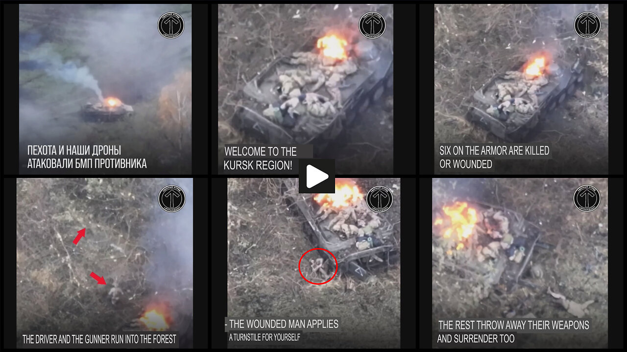 Kursk region: Russian drones hit BMP with 15 Ukrainian soldiers