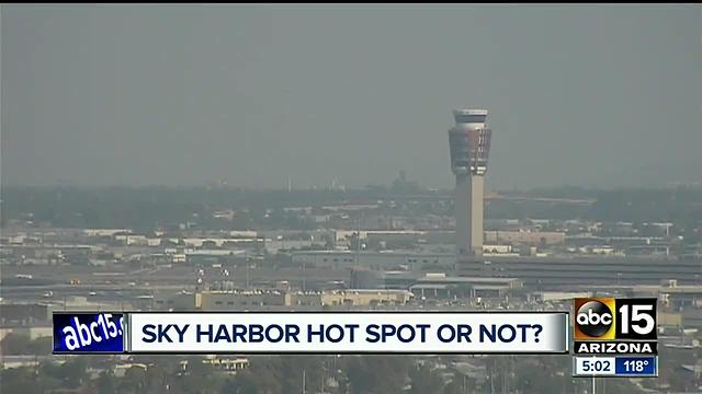 Who records the official temperature in the Valley?