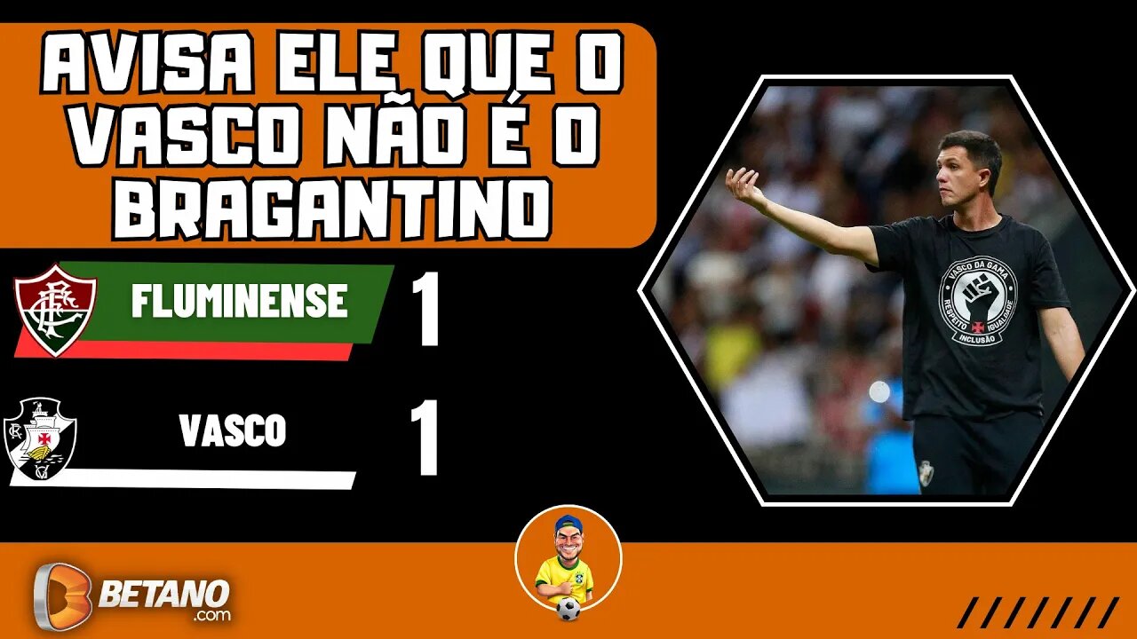 Vasco se nega a jogar futebol e arranca empate