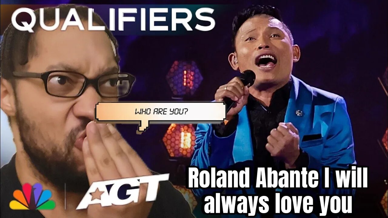 Roland Abante STUNS with "I Will Always Love You" by Whitney Houston | Qualifiers | AGT 2023[REACT]