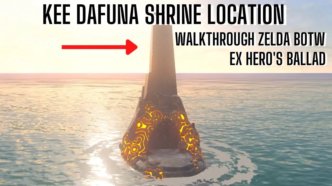 KEE DAFUNIA SHRINE LOCATION WALKTHROUGH [HIDDEN SHRINE] EX CHAMPION'S BALLAD ZELDA BOTW