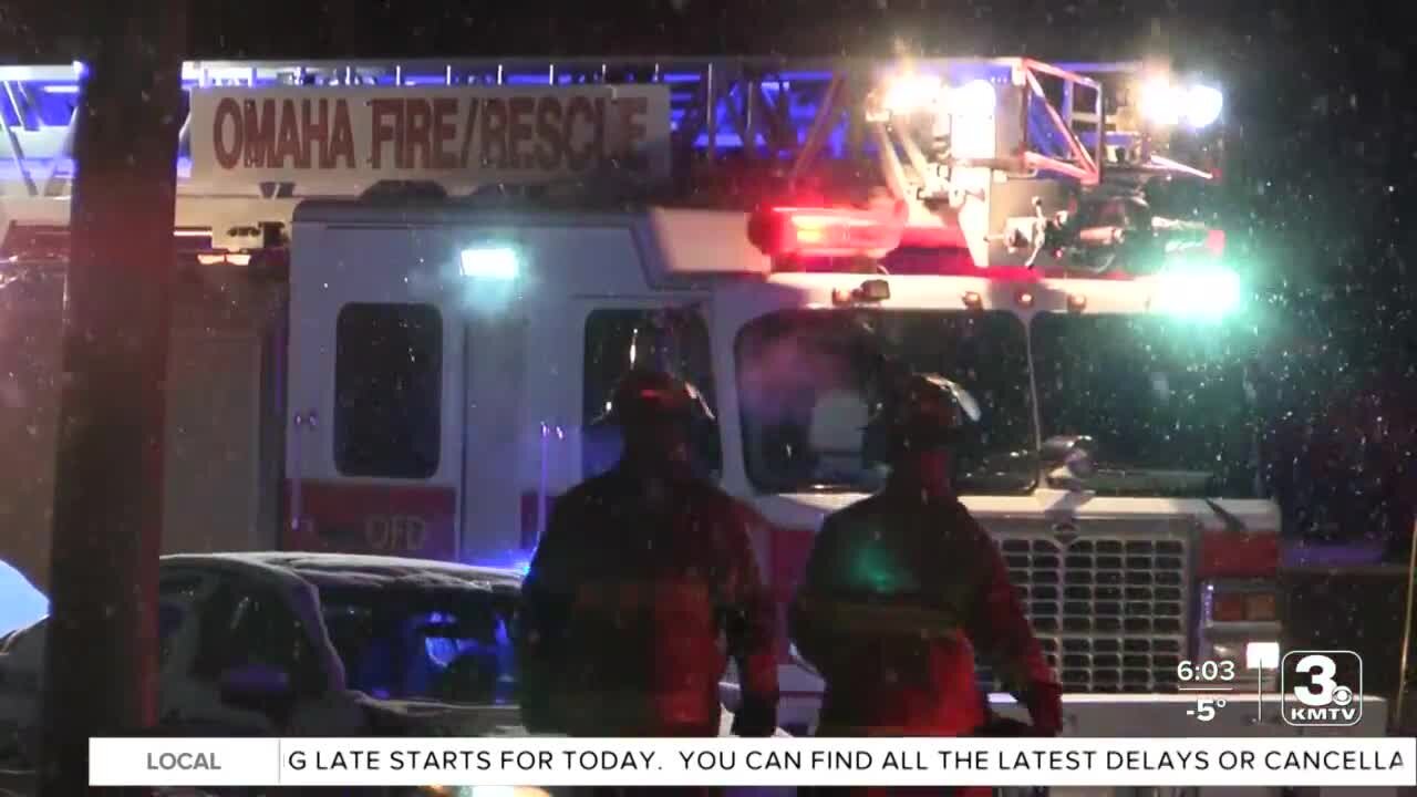 Four injured in apartment fire near 83rd and Blondo