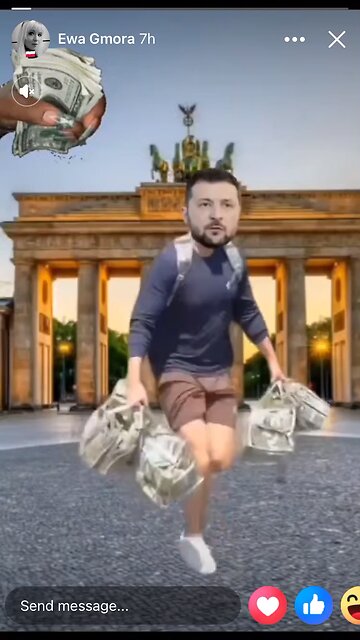 Zelenski parody ( he says "give ,give ..."? 🤣)