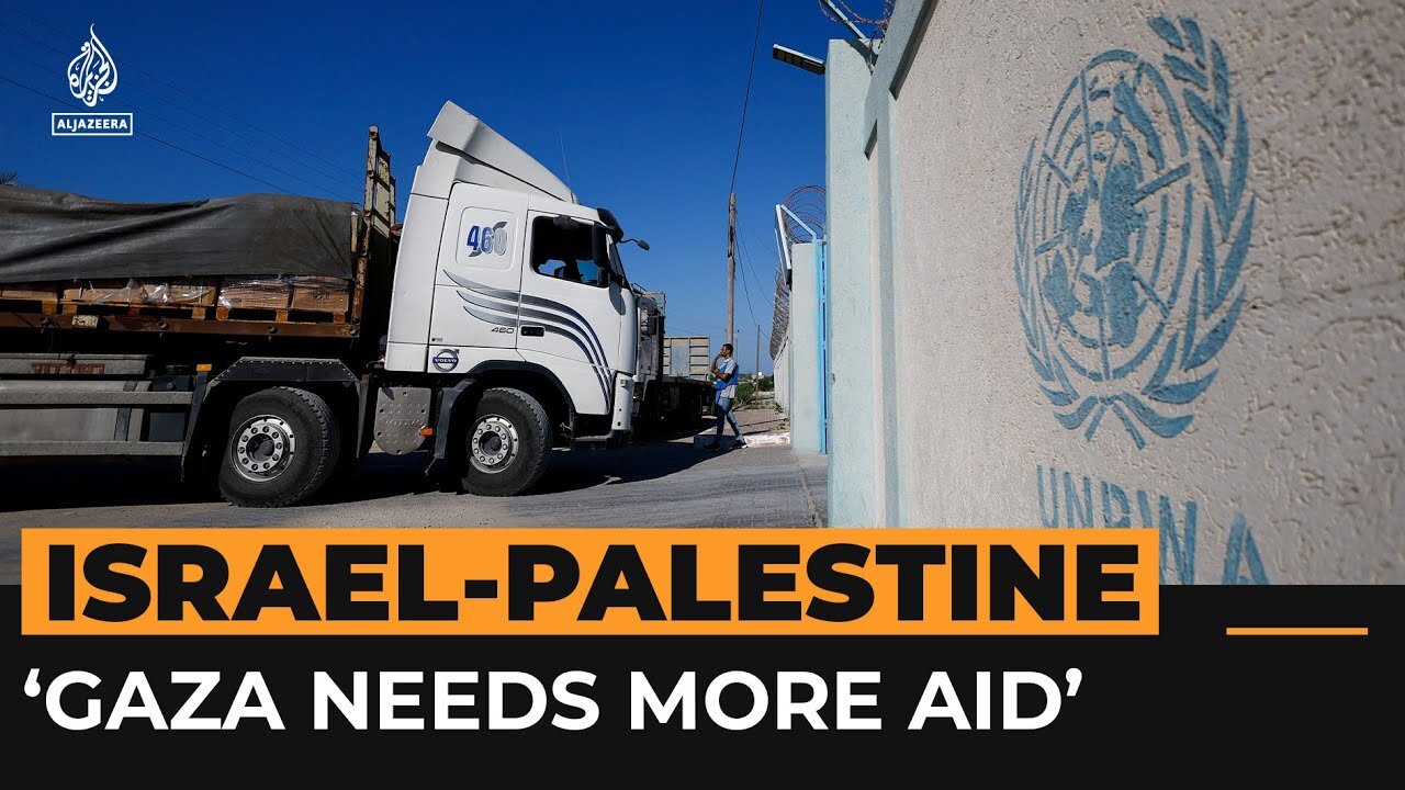 20 trucks of aid to Gaza is 'a drop in the ocean'